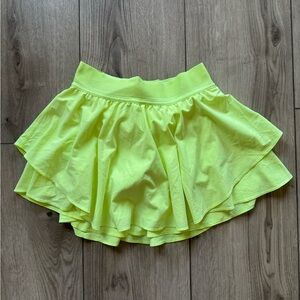 Lululemon Athletica Lime Skater Skirt